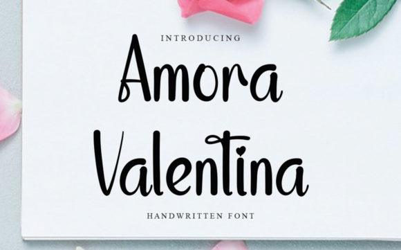 Amora Valentina: A Romantic Handwritten Font for Campaign Moments That Breathe