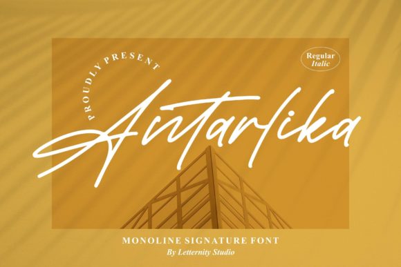 Antarlika: A Script Font That Makes Your Brand Feel Thoughtful