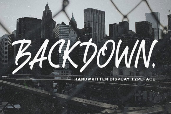 Backdown: A Handwritten Font That Makes Your Brand Feel Human