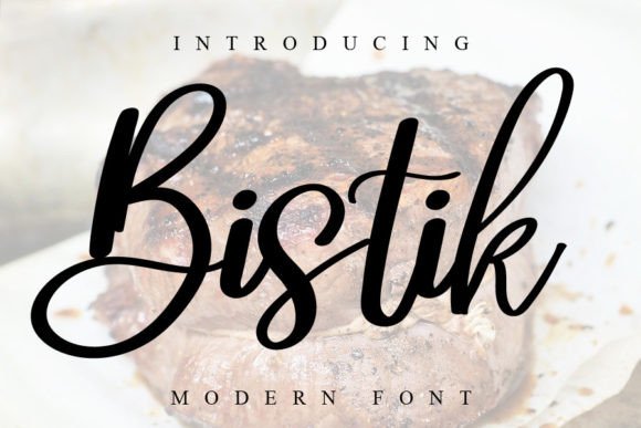 Bistik: A Versatile Script Font for Creative Branding