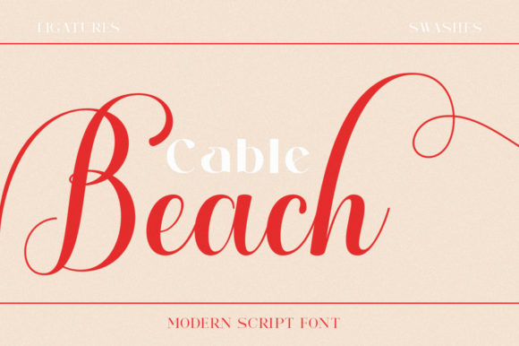 Cable Beach: A Polished, Pretty Script Font for Real Small Business Branding