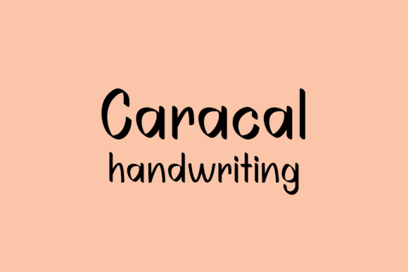 Caracal: A Handwritten Font That Adds Personality to Your Web Design