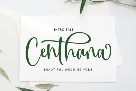Centhana: A Script Font That Breathes Quiet Confidence