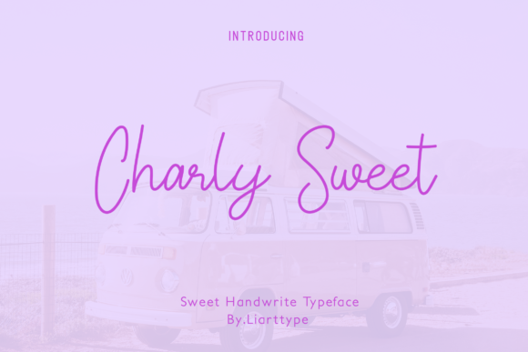 Charly Sweet Font: A Romantic Script for Small Business Branding
