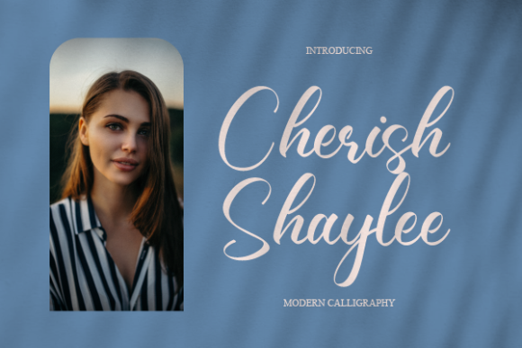 Cherish Shaylee: A Graceful Script Font for Campaign Headlines & Brand Moments