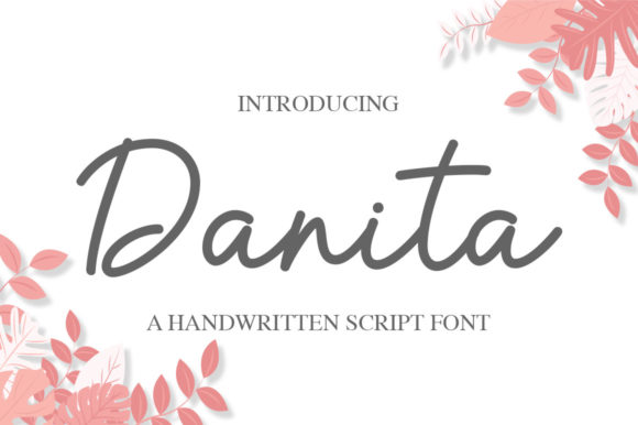 Danita: A Sweet, Flowing Handwritten Font for Romantic Brand Identities