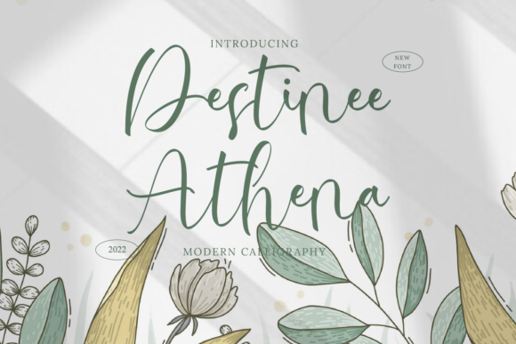 Destinee Athena: A Premium Script Font for Trusted Branding
