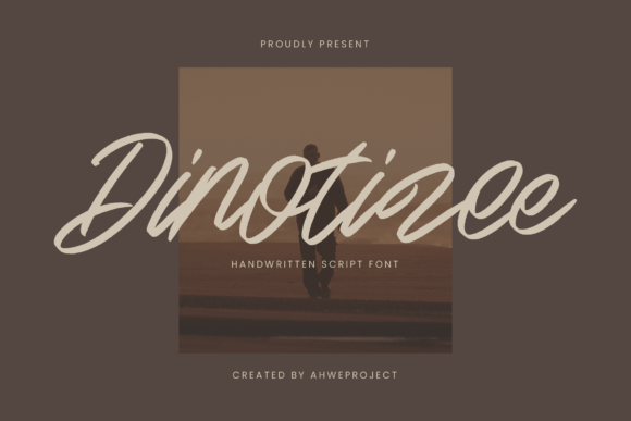 Dinotizee: A Handwritten Calligraphy Font That Feels Thoughtful, Not Trendy
