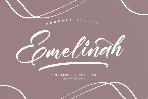 Emelinah: A Romantic Script Font That Elevates Real Small Business Branding