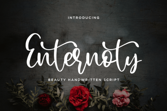 Enternoty: A Handwritten Font That Feels Like a Thoughtful Signature