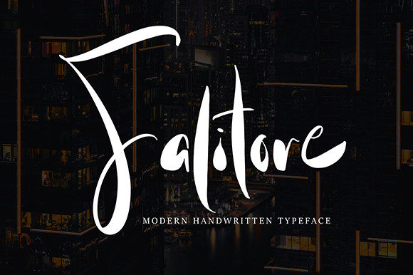 Falitore: A Handwritten Font That Makes Your Campaign Feel Human