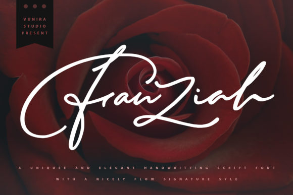 Fauziah: A Refined Script Font for Editorial Elegance