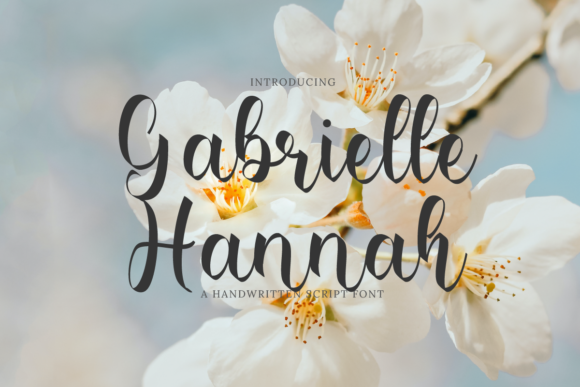 Gabrielle Hannah: A Refined Script Font for Thoughtful Branding