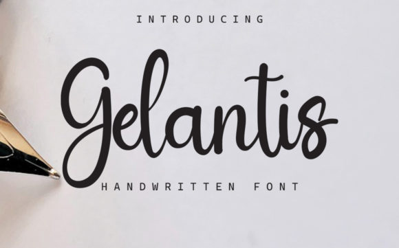 Gelantis: A Handwritten Typeface That Elevates Digital Branding