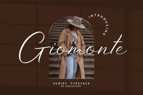 Giomonte: A Refined Script Font for Editorial Moments