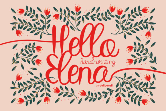 Hello Elena: A Graceful Script Font for Real Small Business Brands