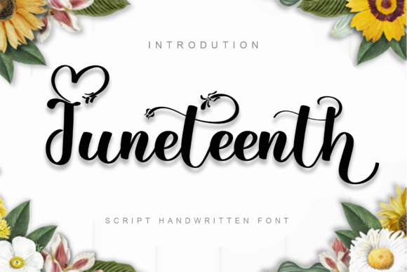 Juneteenth Font: A Refined Handwritten Typeface for Brand Elegance