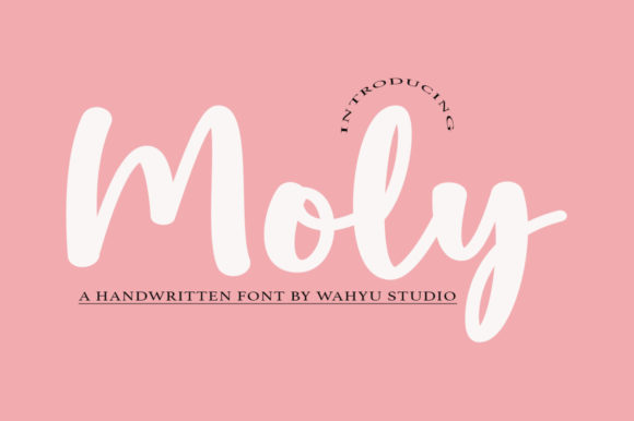 Moly: A Handwritten Script Font That Elevates Digital Branding