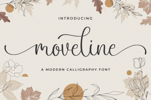 Moveline: A Refined Script Font for Polished Branding