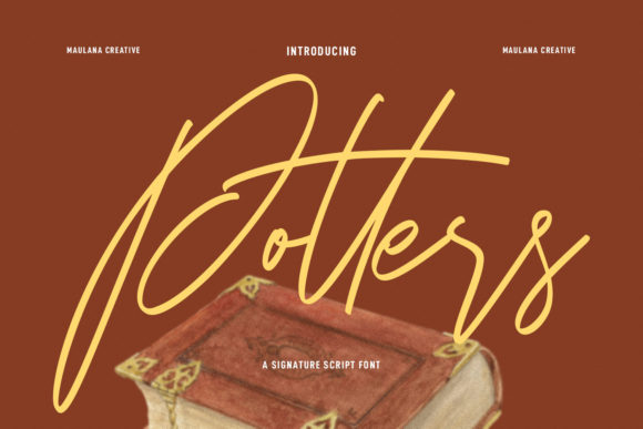 Potters: A Confident, Crafted Script