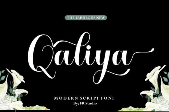 Qaliya: A Refined Script Font for Business Branding