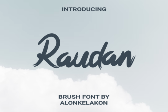 Raudan: A Flowing Script Font for Editorial Elegance