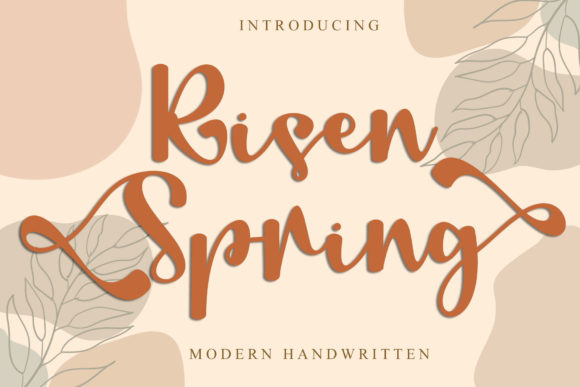 Risen Spring Handwritten Font for Crafters & Sellers