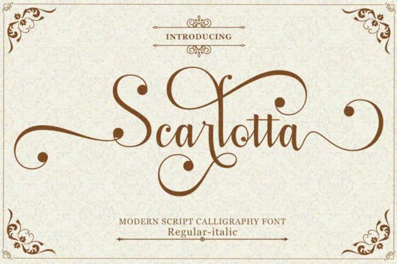 Scarlotta: A Script Font for Elegant Editorial Design