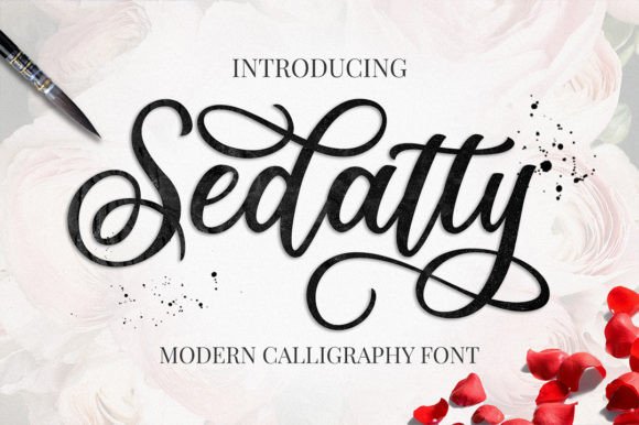 Sedatty: A Script Font for Modern Web Design