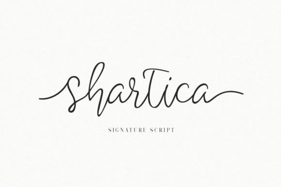Shartica: A Modern Script Font for Creative Branding