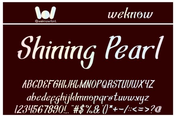 Shining Pearl: A Script Font That Makes Your Campaign Feel Human