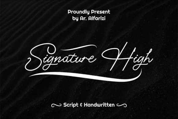Signature High: A Delicate Script Font for Thoughtful Editorial Moments