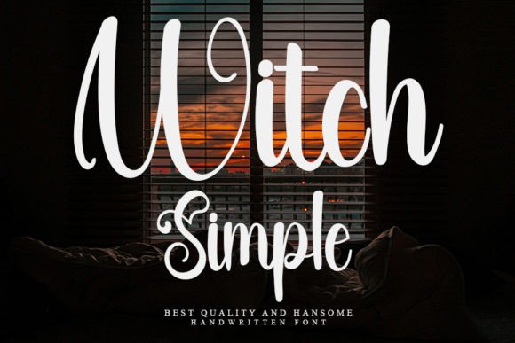 Simple Witch: A Script Font for Editorial Elegance