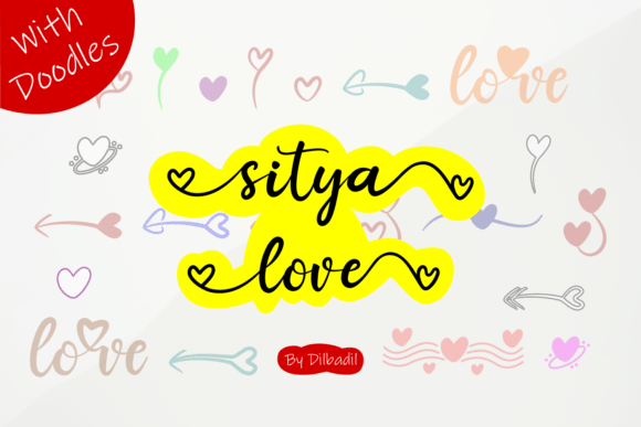 Sitya Love: A Romantic Script Font for Editorial Design