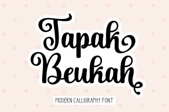 Tapak Beukah: A Font That Elevates Your Brand